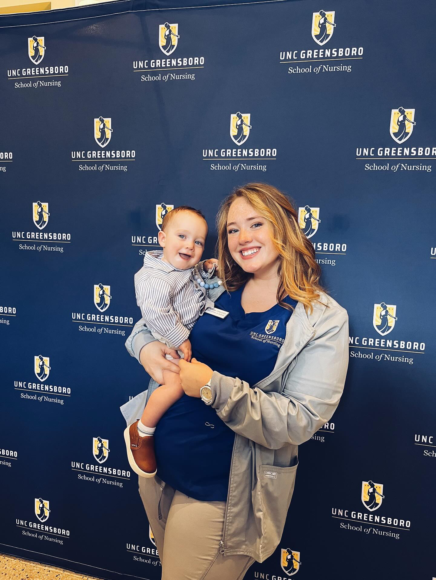 Young mom didn’t let her unplanned college pregnancy stop her from pursuing her nursing education and career.